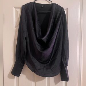 Cowl neck blouse